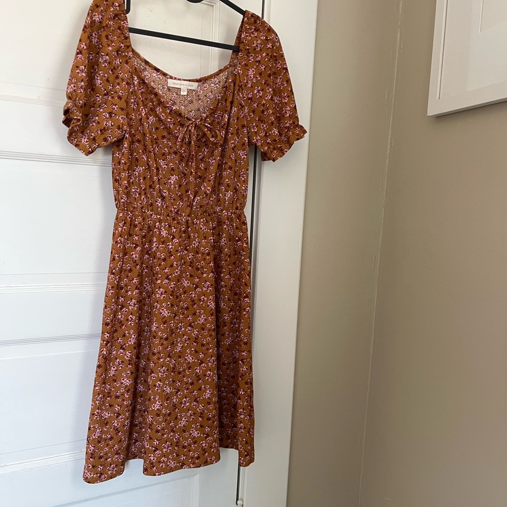 Floral Monteau Dress